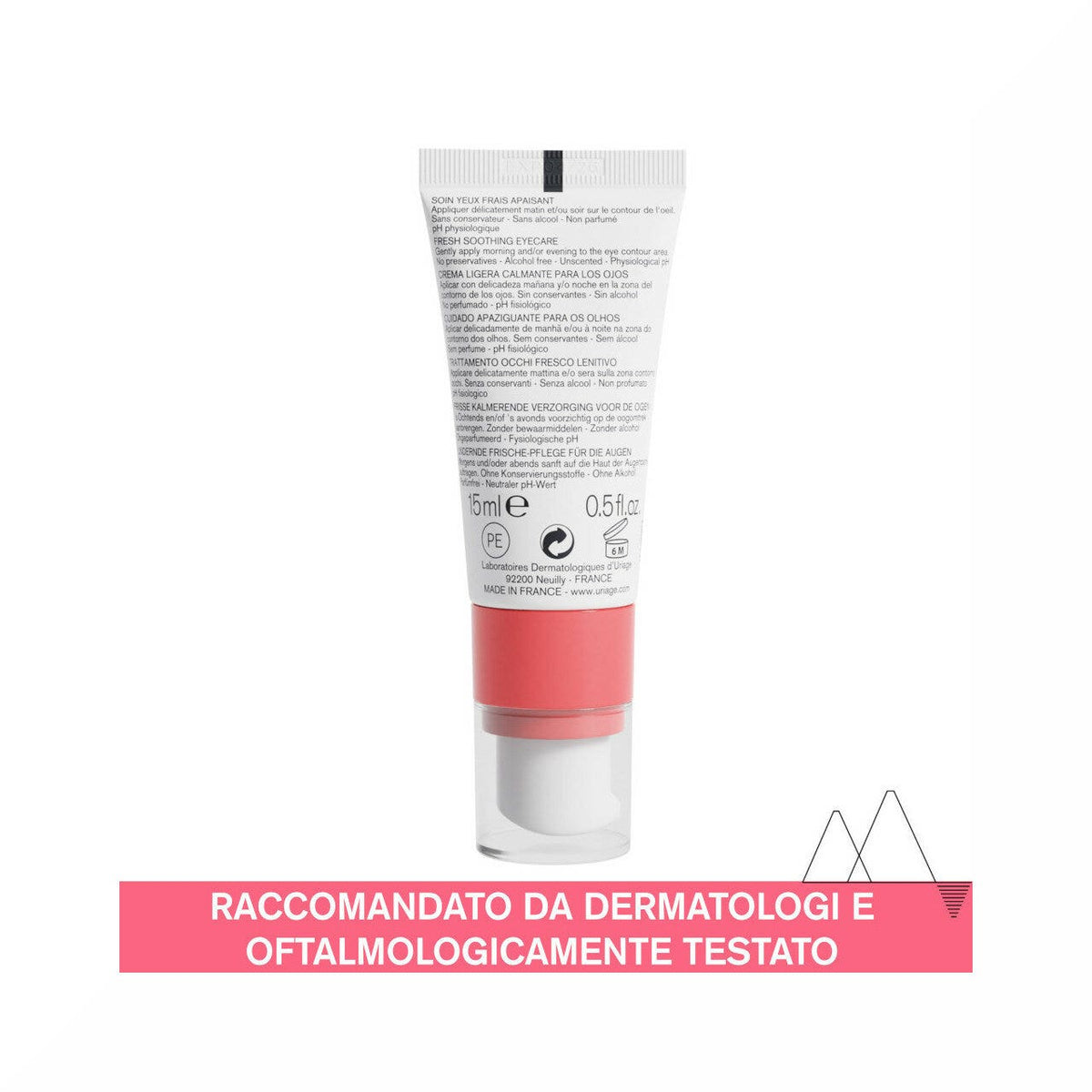 Uriage Toléderm Control Contorno Occhi Lenitivo 15ml-2