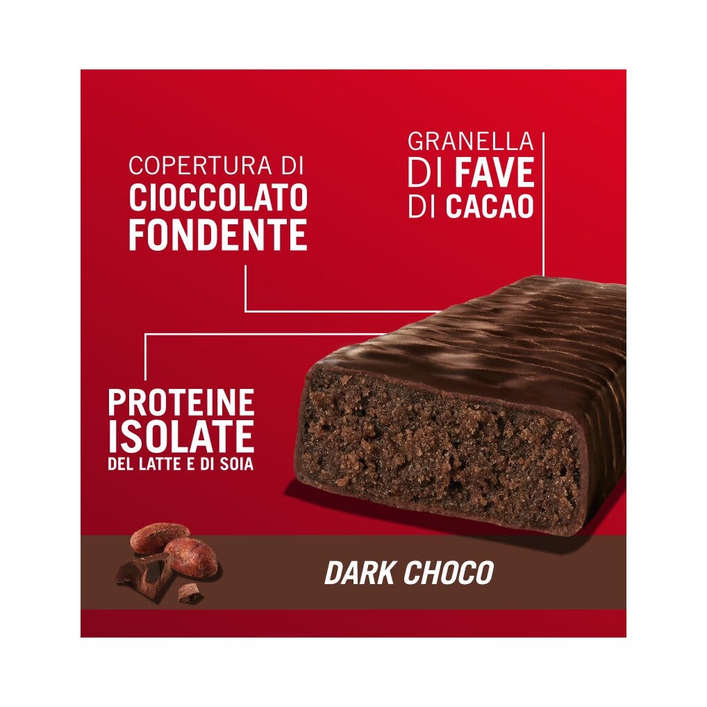 Enervit Protein Barretta 50% Dark Choco 40g-4