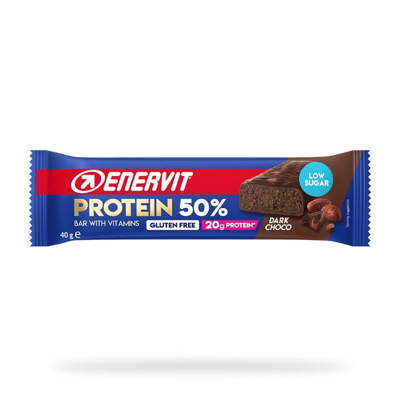 Enervit Protein Barretta 50% Dark Choco 40g-2