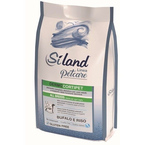 Aurora Biofarma Siland Dermocortipet All Breeds Bufalo e Riso Per Cani 12kg-1