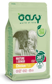 Oasy Lifestage Mature & Senior Pollo Cibo Secco Per Cani 3 Kg-1