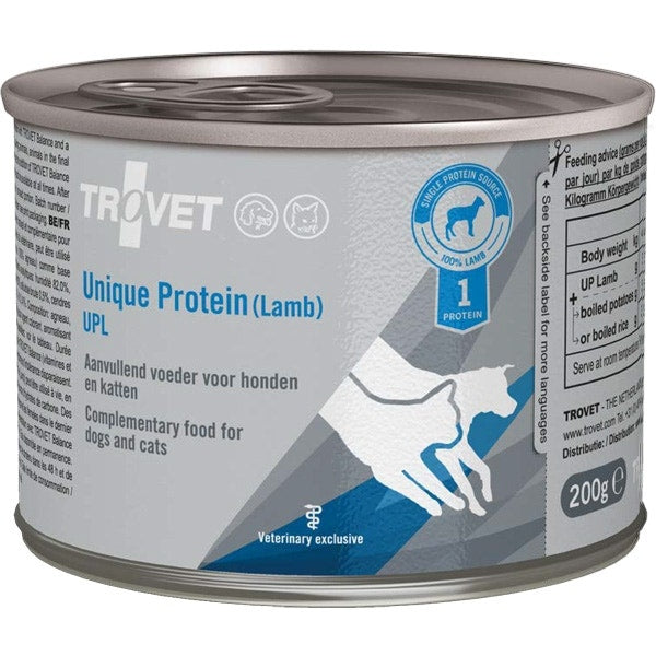 Trovet Unique Protein Agnello Mangime Complementare per Cani e Gatti 200gr-1