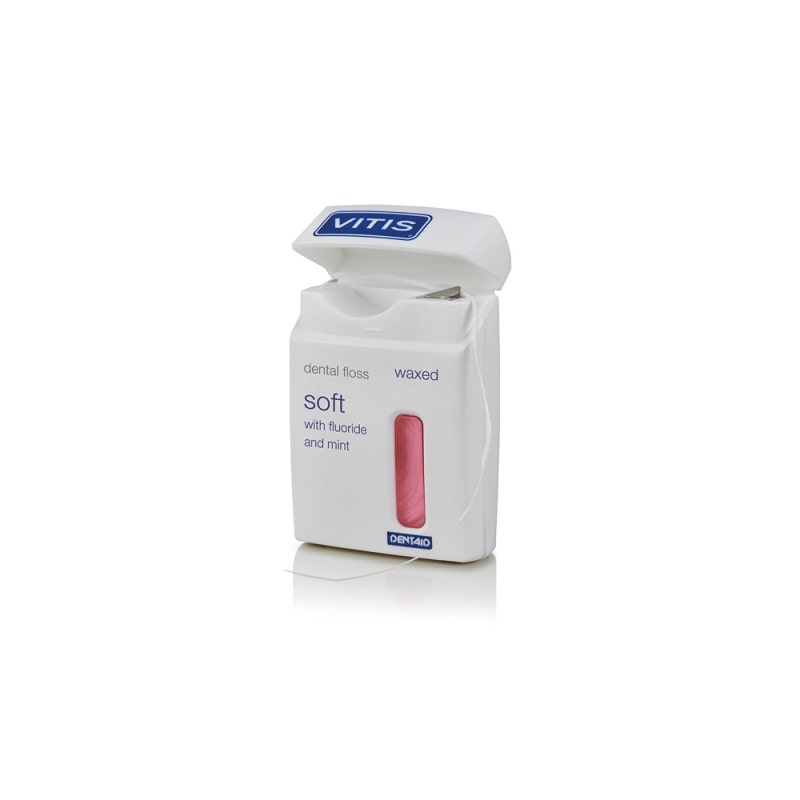 Vitis Filo Interdentale Dental Floss Con Cera Fluoro E Menta-2