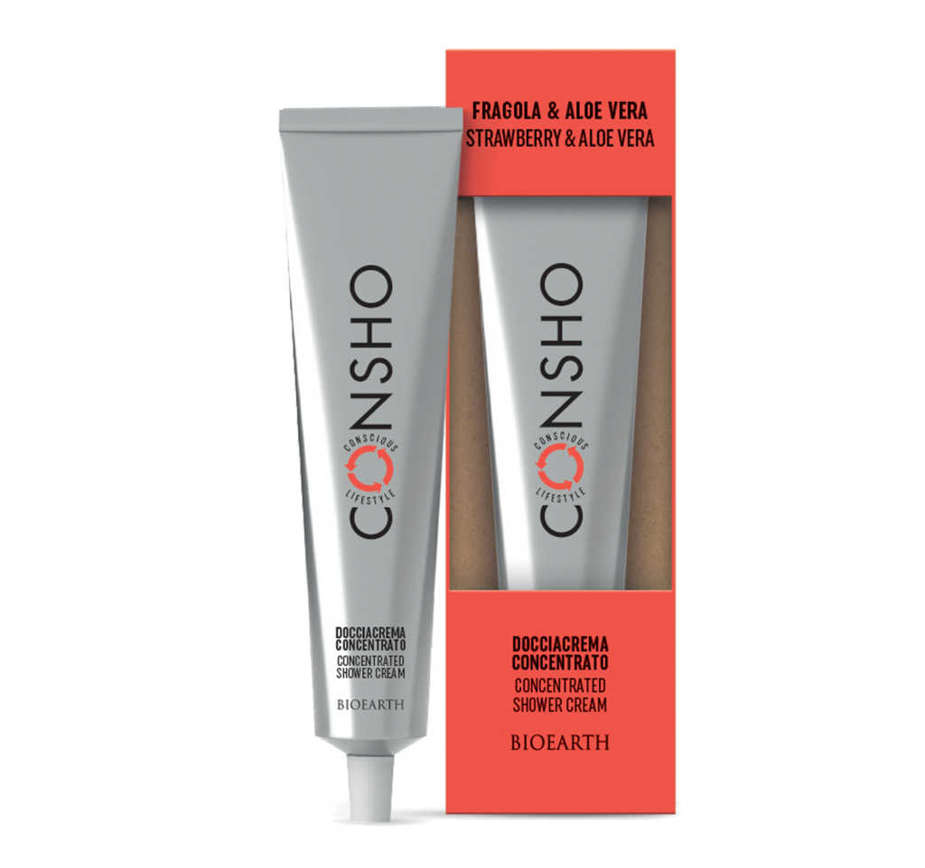 Bioearth Consho Bagnocrema Fragola Aloe 100ml  - 1