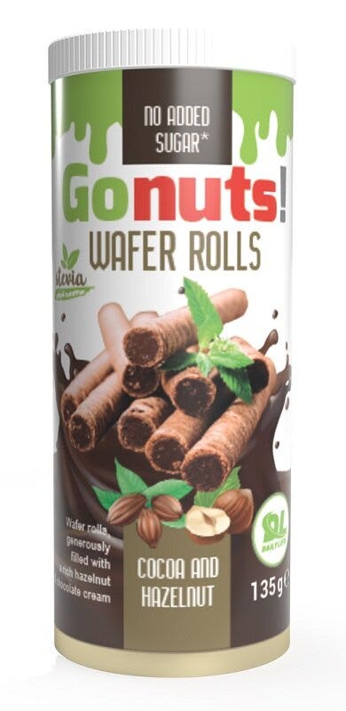 Daily Life Gonuts! Wafer Rolls Cacao & Nocciola 135g-1