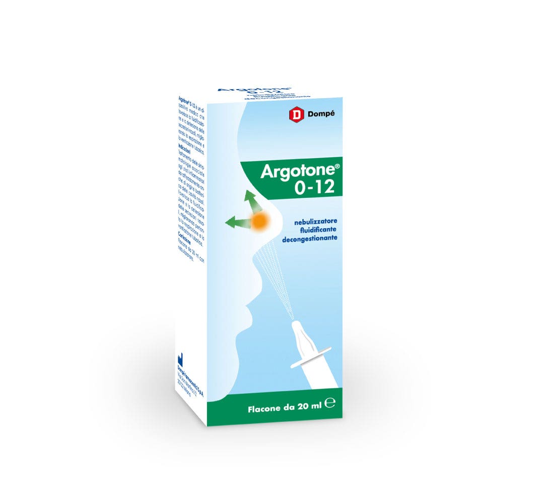 Argotone 0-12 Spray Nasale Nebulizzatore Fluidificante Decongestionante 20ml-4