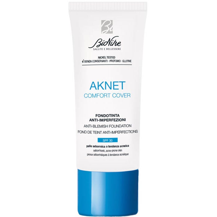 Bionike Aknet Comfort Cover Fondotinta Anti-Imperfezioni 101 Ivoire 30ml-1
