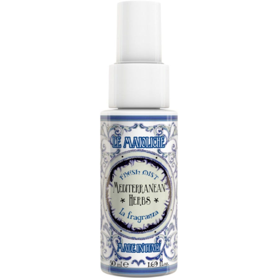 Le Maioliche Spray Igienizzante Mani Mediterranean Herbs 50ml  - 1