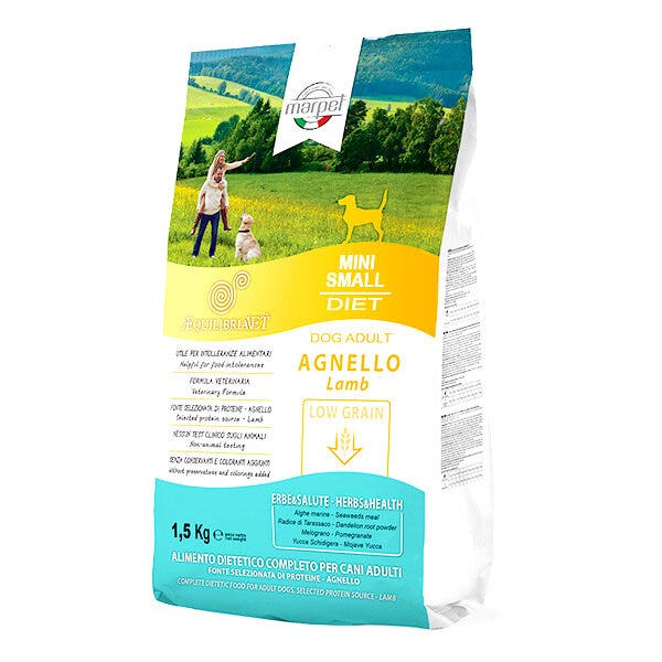 Marpet Aequilibriavet Low Grain Agnello Cibo Secco Per Cani Adulti Taglia Mini Small Sacco 1,5Kg-4