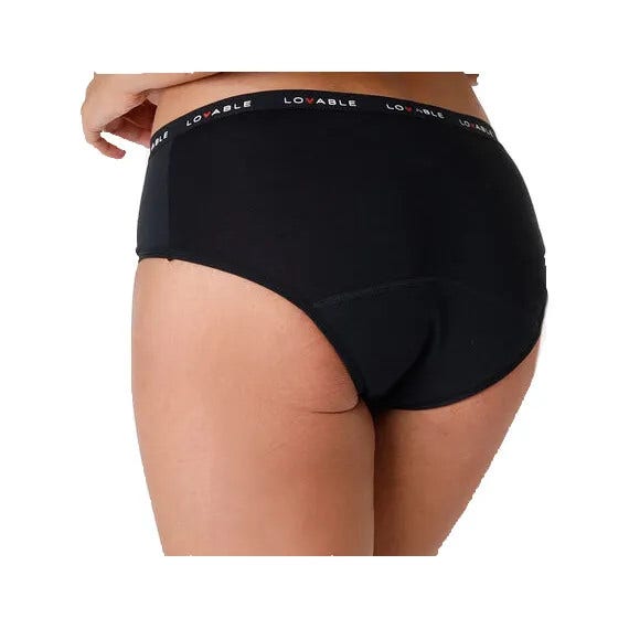Lovable Culotte Lavabile Da Ciclo Flusso Medio Nero Taglia M-2