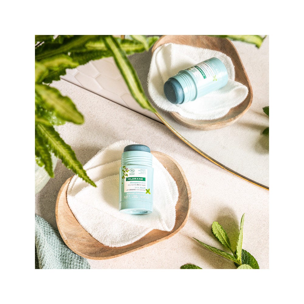 Klorane Maschera Stick Purificante Menta Acquatica Bio 25g-4