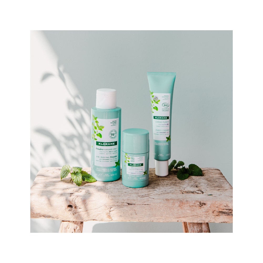 Klorane Maschera Stick Purificante Menta Acquatica Bio 25g-5