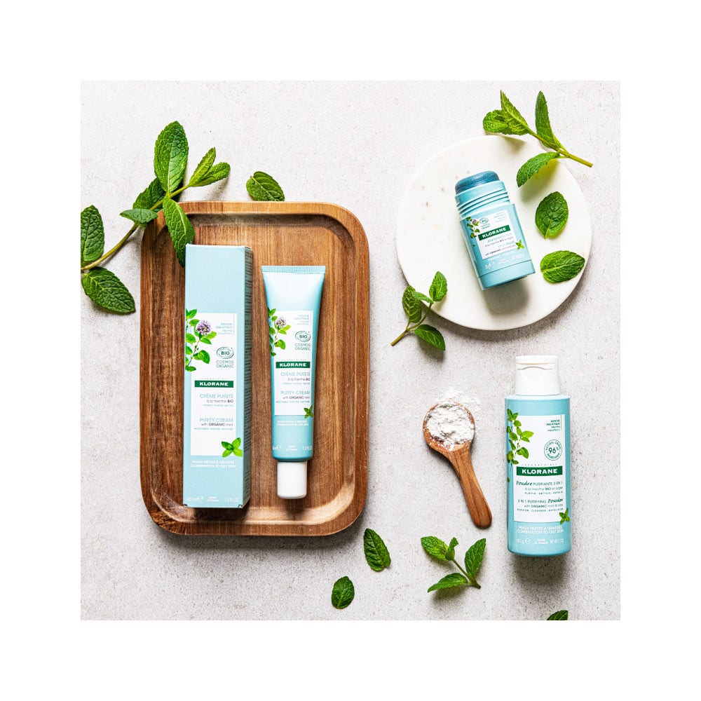 Klorane Maschera Stick Purificante Menta Acquatica Bio 25g-6