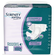 Serenity Soft Dry Sensitive Pannolone Mutandina Maxi Taglia M 15 Pezzi-3