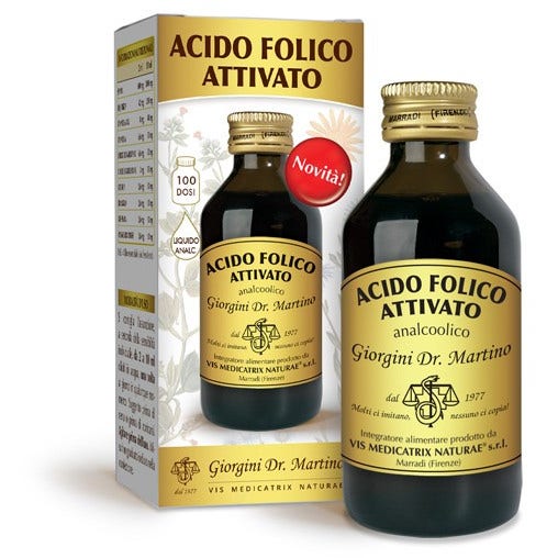 Dr. Giorgini Acido Folico Attivato Liquido Analcolico 100ml-2