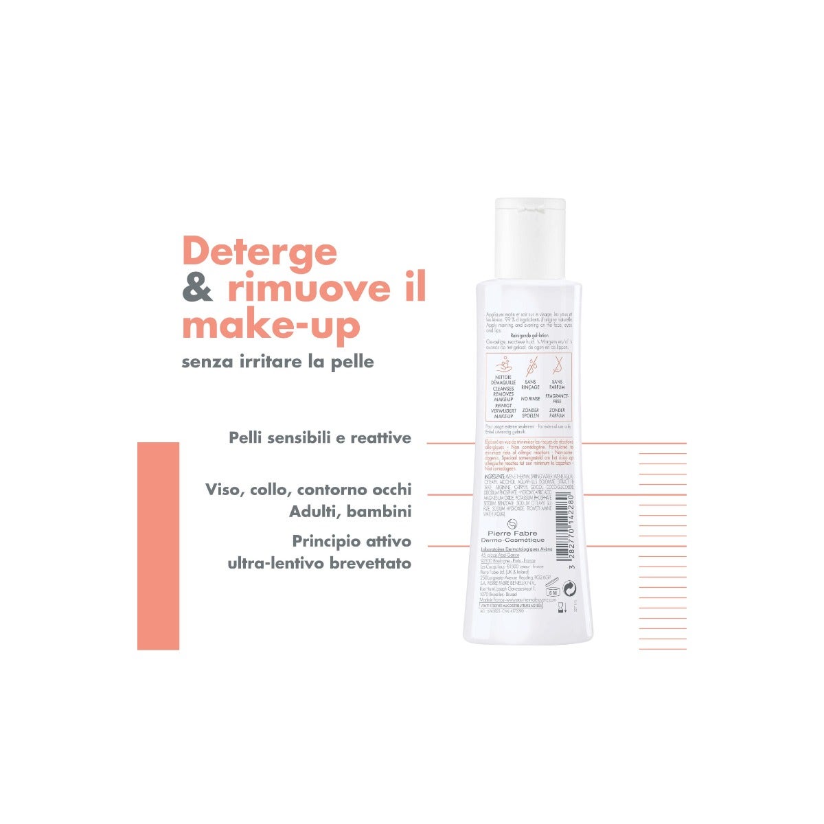 Avene Tolerance Lozione Detergente In Gel Viso E Occhi Pelli Sensibili Reattive 400ml-8