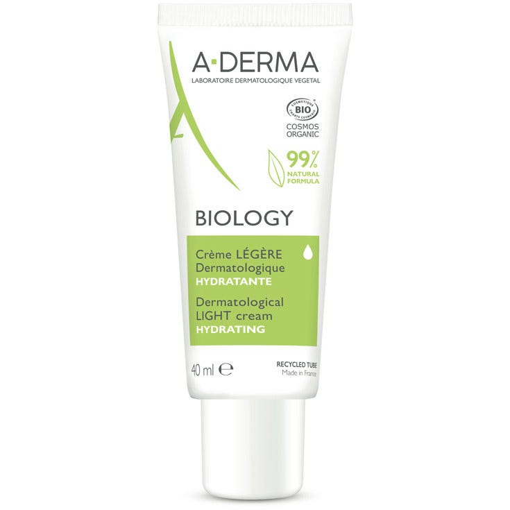 A-Derma Biology Crema Leggera Dermatologica Idratante 40ml-4