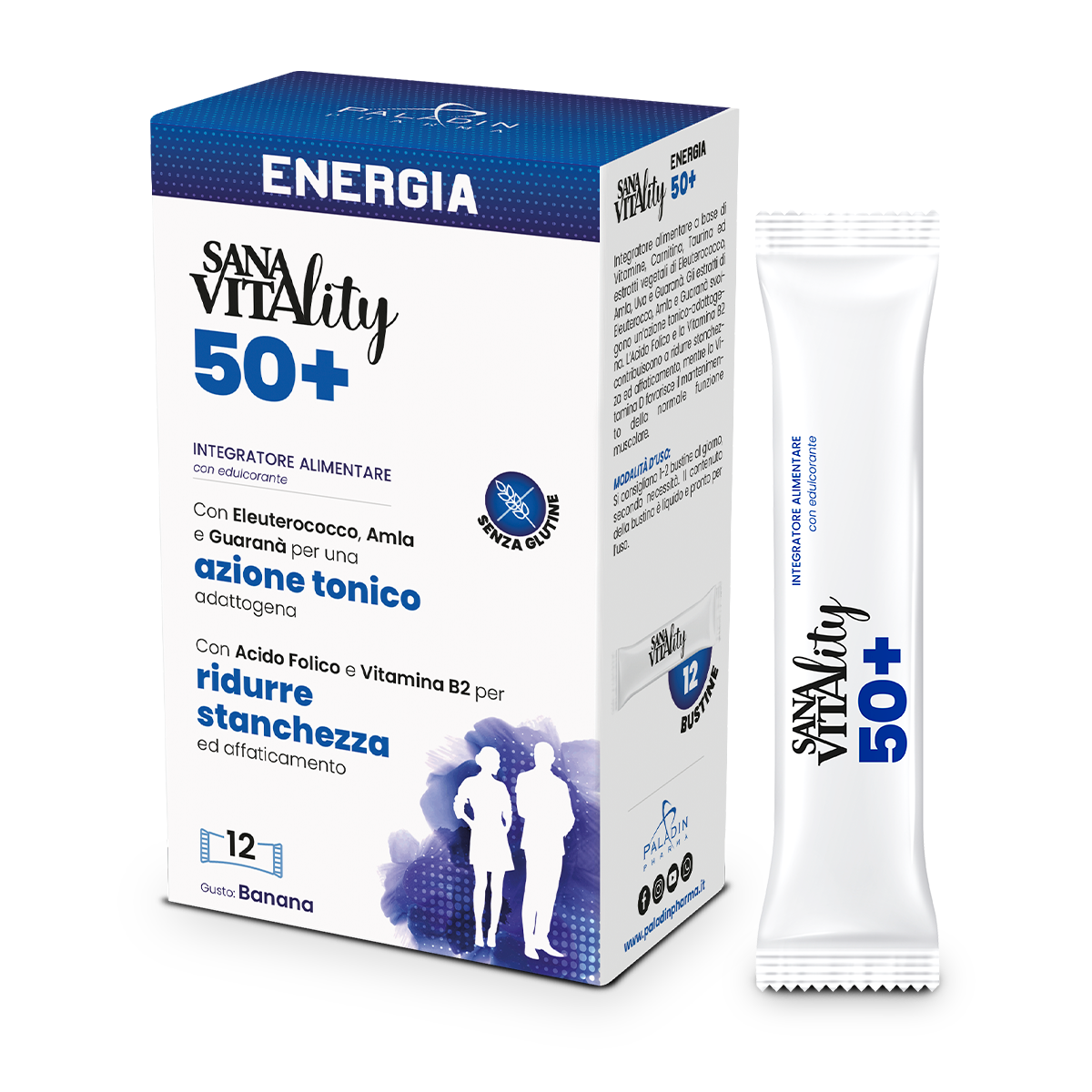 Sanavitality Energia 50+ 12 Stick Pack Liquidi-1