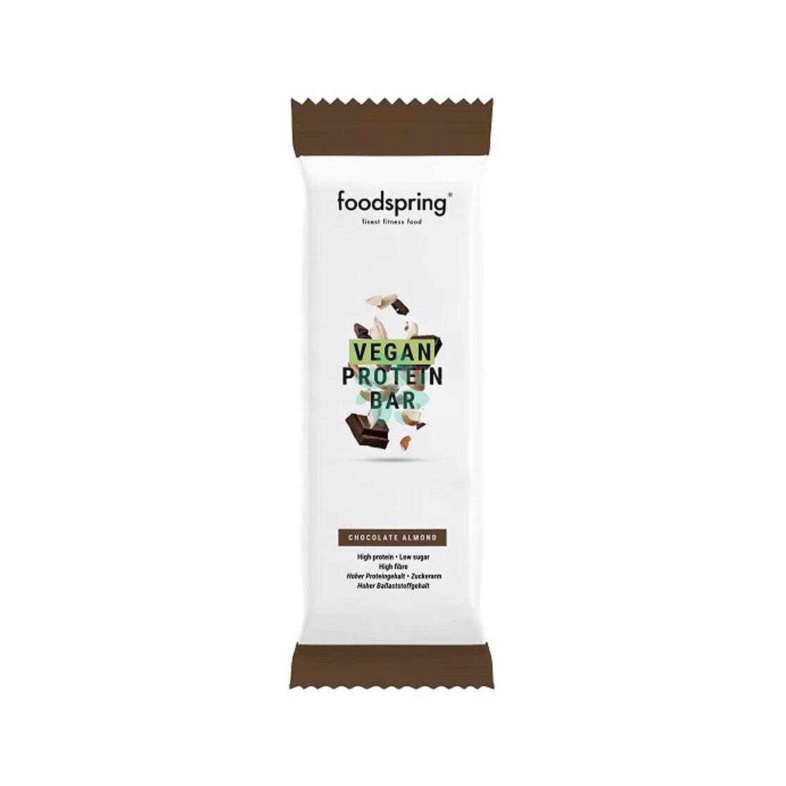 Foodspring Barretta Proteica Vegana Gusto Cioccolato E Mandorla 60g-4