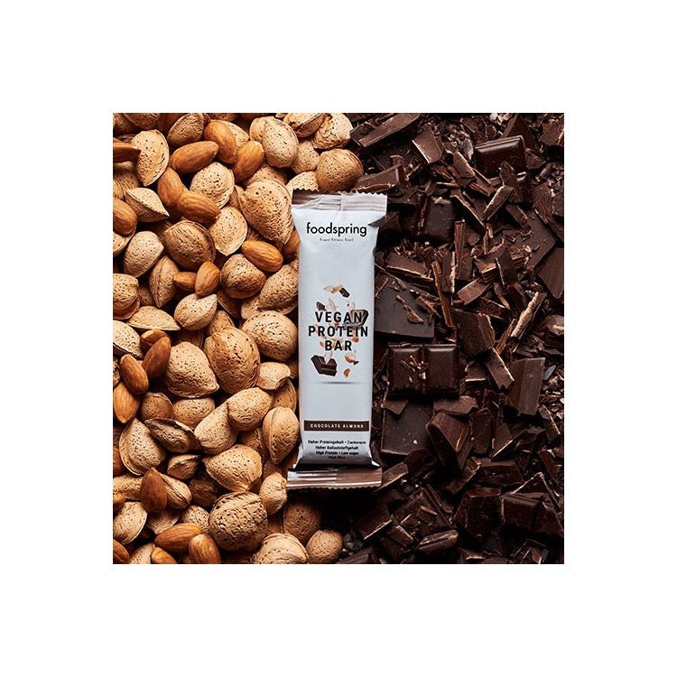 Foodspring Barretta Proteica Vegana Gusto Cioccolato E Mandorla 60g-1