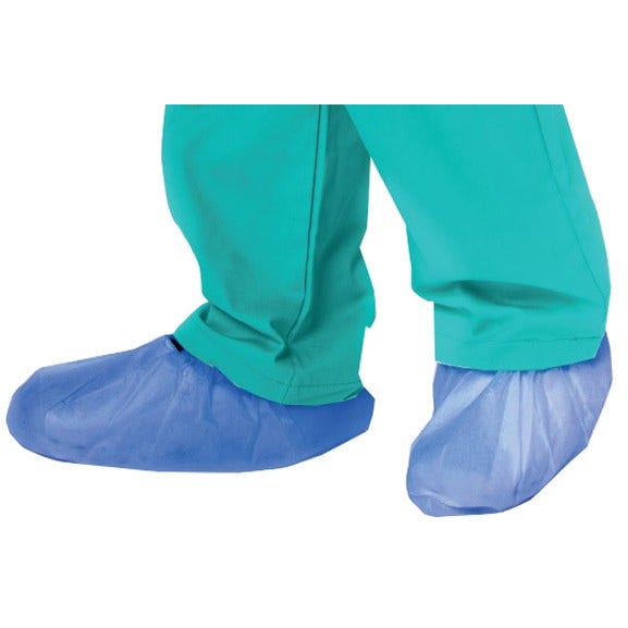 Bhealthy Copriscarpe Monouso Colore Blu 100 Pezzi-2