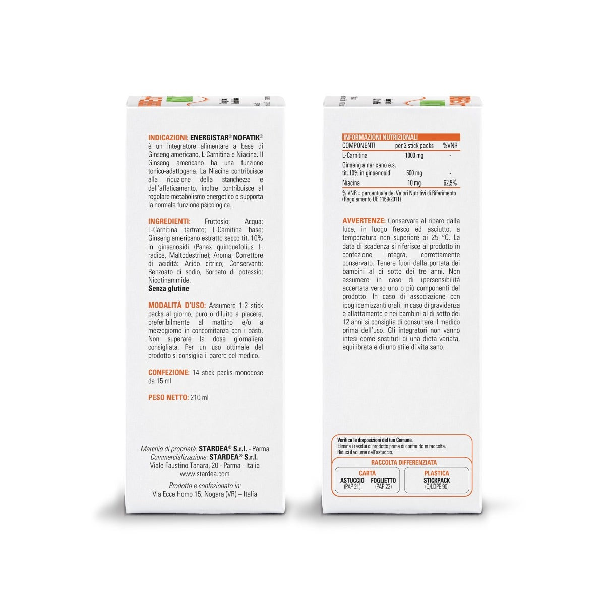 Energistar Nofatik 14 Stickpack Da 15ml-3