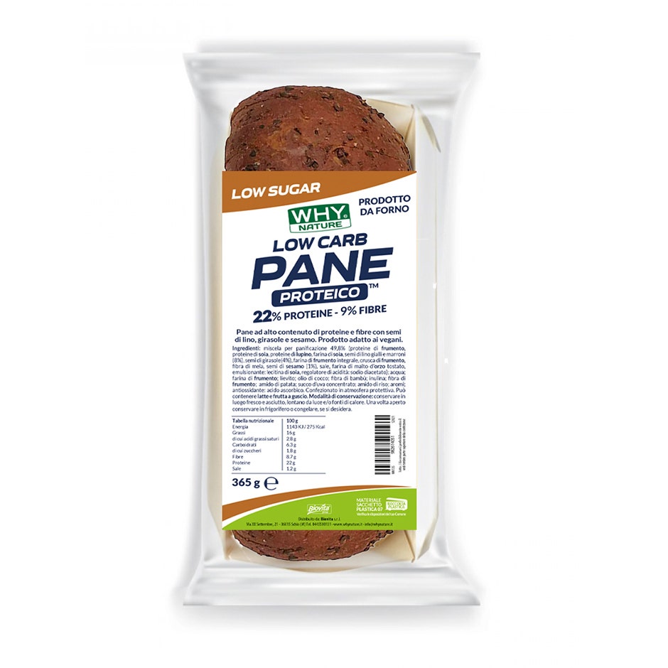 Why Nature Low Carb Pane Proteico 365g-1