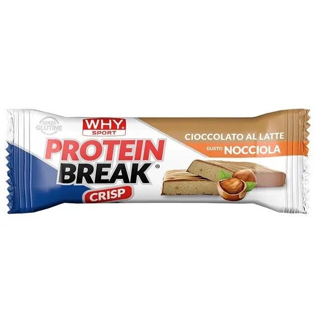 Why Sport Protein Break Crisp Barretta Cioccolato Al Latte E Nocciola 30g-2