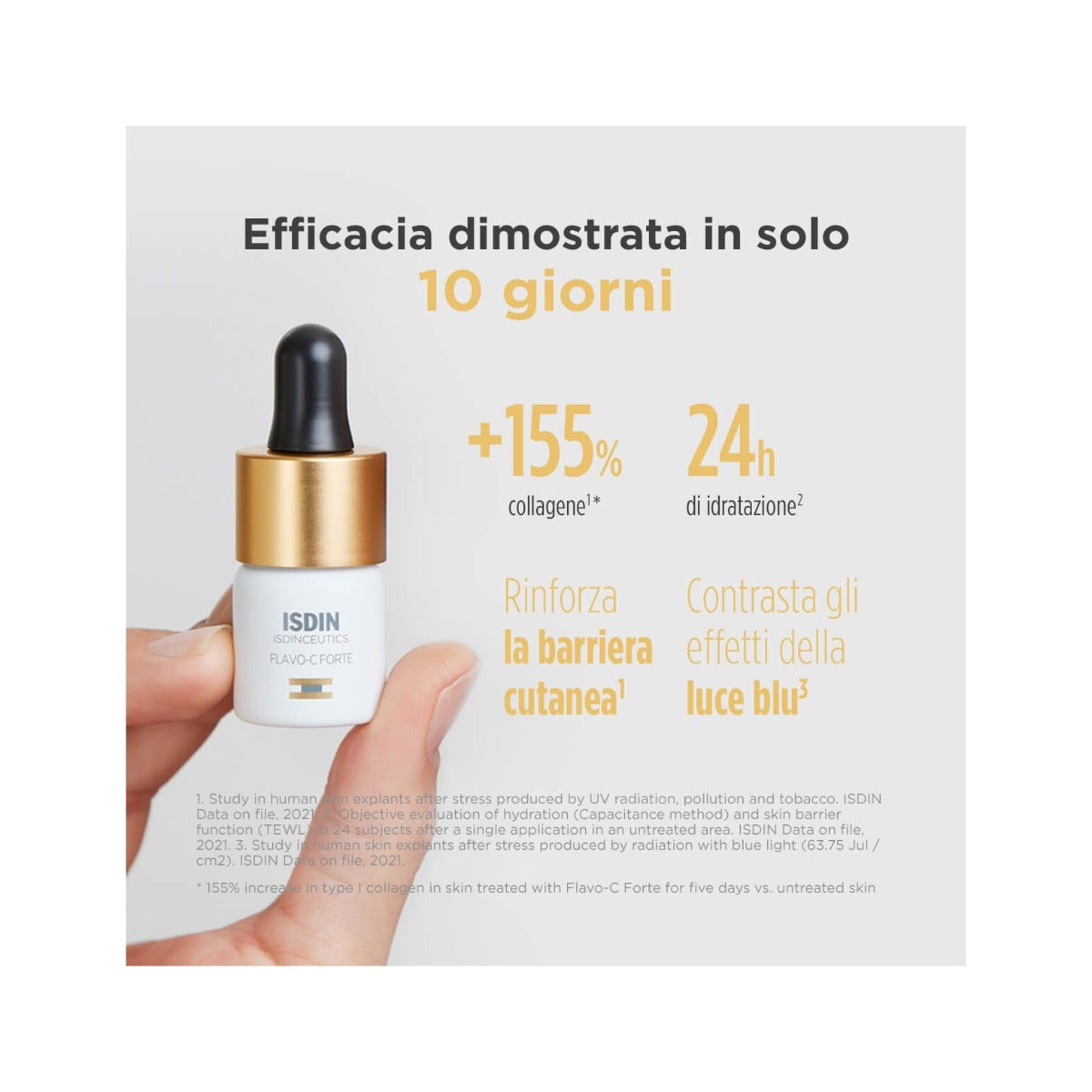 Isdin Isdinceutics Flavo-C Forte Viso 3 Flaconcini-3