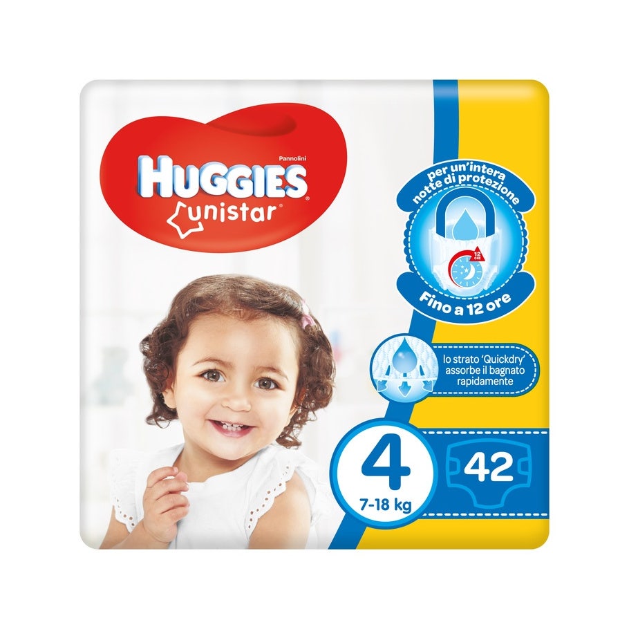 Huggies Unistar Pannolini Taglia 4 Grande 42 Pezzi-2