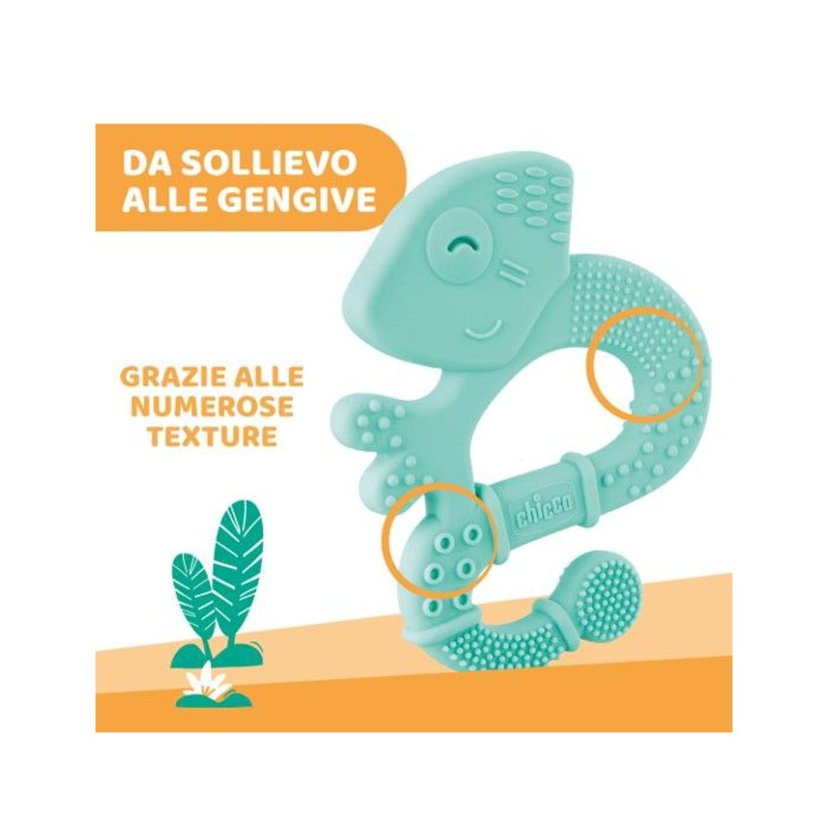Chicco Massaggiagengive Soft Iguana Maschio Setole Morbide-4