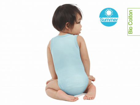 J Bimbi Boby Bio Cotton Summer Azzurro 0/36 Mesi-2
