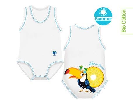 J Bimbi Body 0-36 Mesi Fresco Cotone Summer Tucano-2