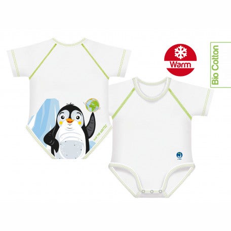 J Bimbi Body Bio Caldo Cotone Bio Warm Pinguino 0-36 Mesi-2