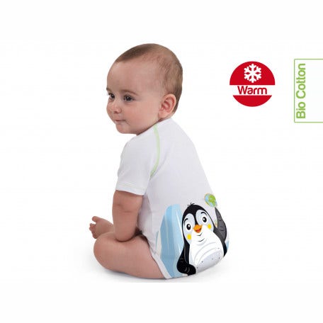 J Bimbi Body Bio Caldo Cotone Bio Warm Pinguino 0-36 Mesi-3