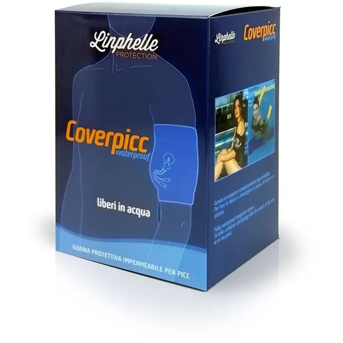 Tutore Proteggi Picc Impermeabile Nero Taglia XL-5
