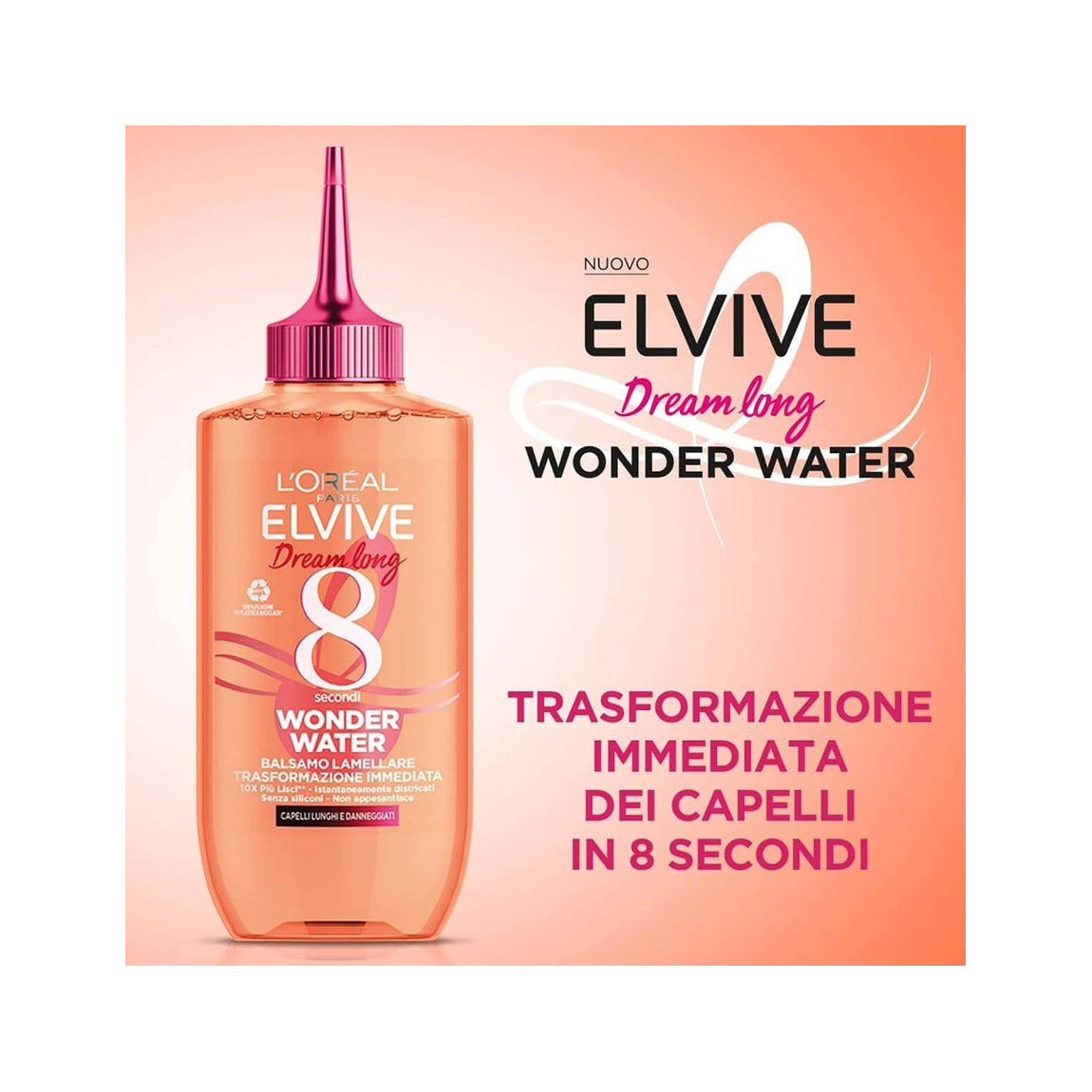 L'Oréal Paris Elvive Wonder Water Dream Long Balsamo Liquido Lamellare 200ml-17