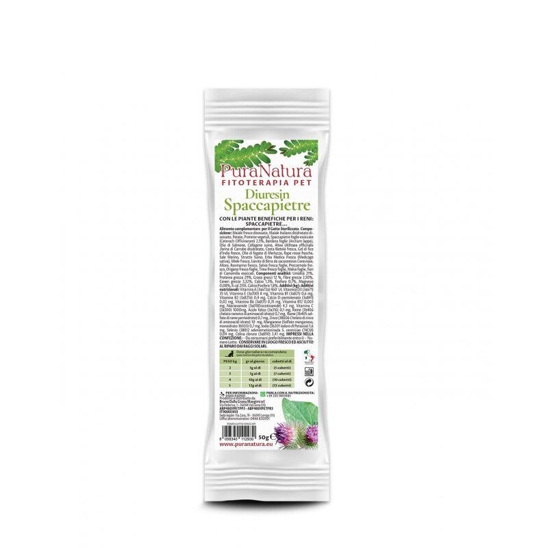 PuraNatura Diuresin Spaccapietre Integratore Per Gatti Adulti 50g-2