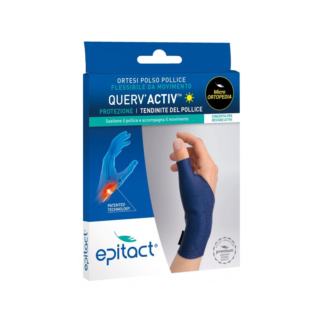 Epitact Querv'Activ Tendinite Del Pollice Taglia M Mano Destra-1
