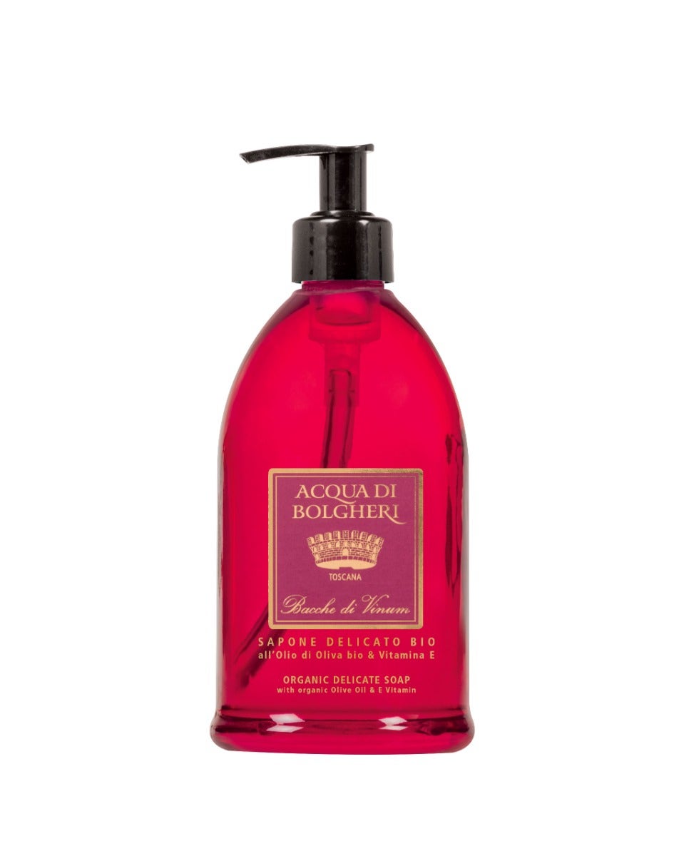 Acqua Di Bolgheri Sapone Delicato Bio Mani/Viso Bacche Di Vinum 500ml-1
