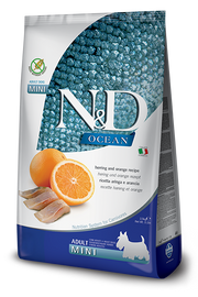 Farmina N&D Ocean Aringa E Arancia Cani Adulti Taglia Mini Sacco 800g-1