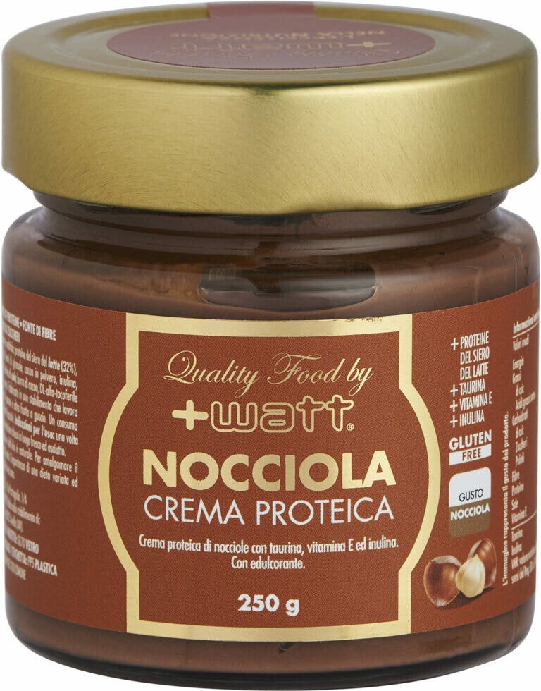 +Watt Crema Proteica Alla Nocciola 250g-1