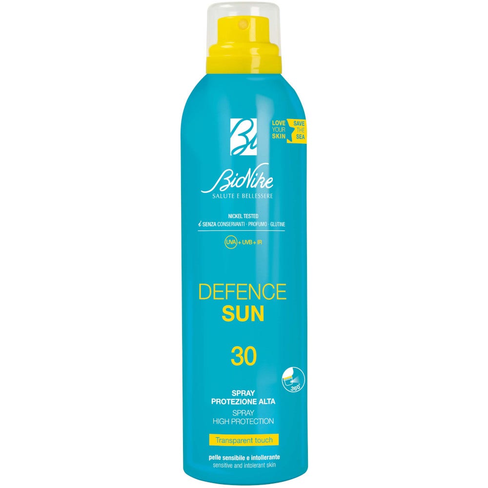 Bionike Defence Sun Spray Solare Corpo Transparent Touch 200ml SPF30-2