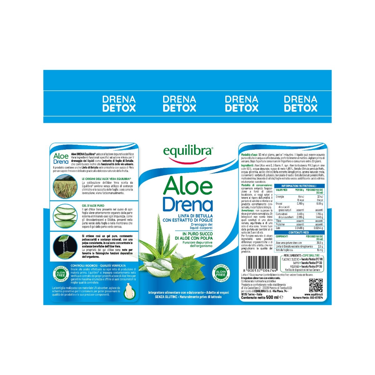 Equilibra Aloe Vera Drena 500ml-10