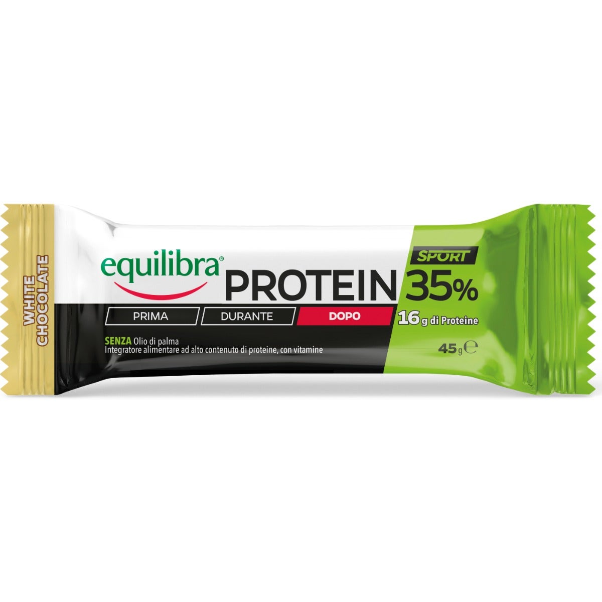Equilibra Protein 35% Barretta White Chocolate 45g-6