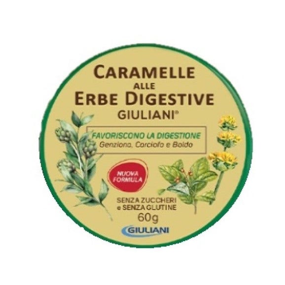 Giuliani Caramelle Digestive Senza Zucchero Nuova Formulazione 60g-1