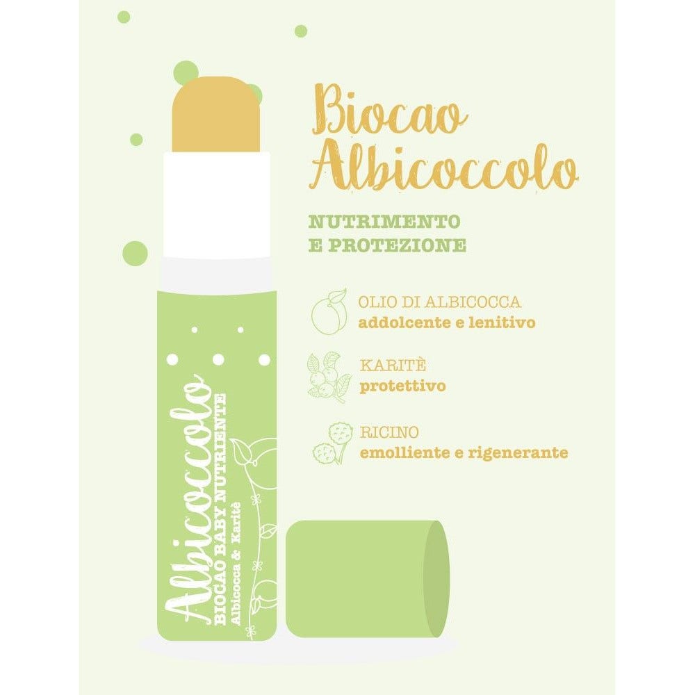 La Saponaria Biocao Albicoccolo Balsamo Labbra 1 Pezzo-2