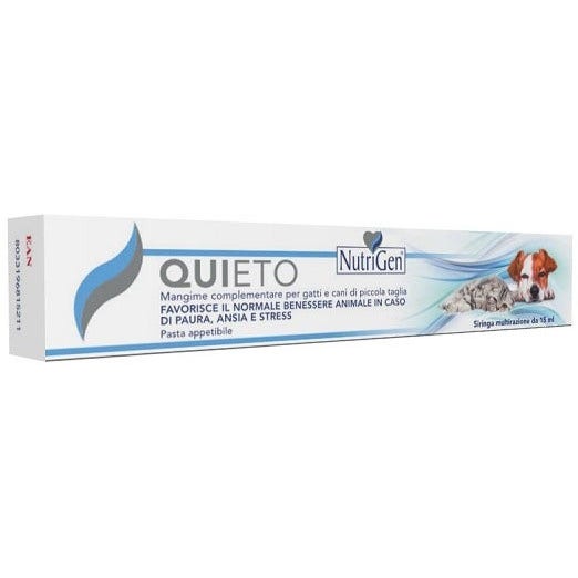 Nutrigen Quieto Pasta Mangime Complementare Calmante Cani/Gatti Taglia Piccola 15ml-2
