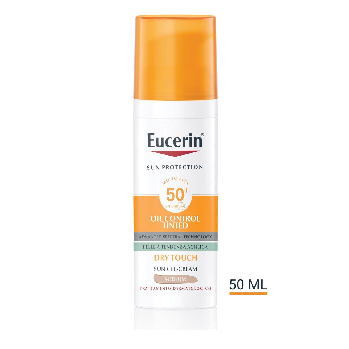 Eucerin Sun Oil Control Tinted Gel-Crème With SPF50+ Medium-7