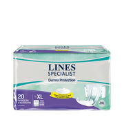 Lines Specialist Derma Protection Taglia XL Maxi Assorbimento 20 Pannolini A Mutandina Unisex-3